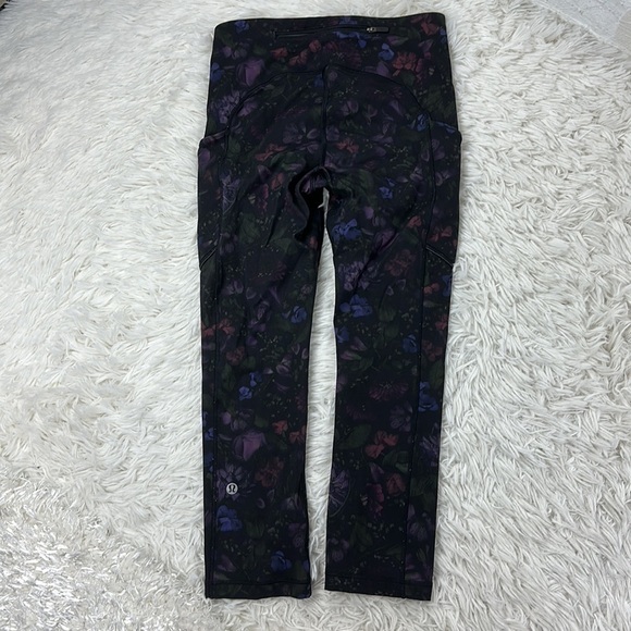 Lululemon Speed Up Crop (21") Frozen Flourish Multi - Picture 4 of 5